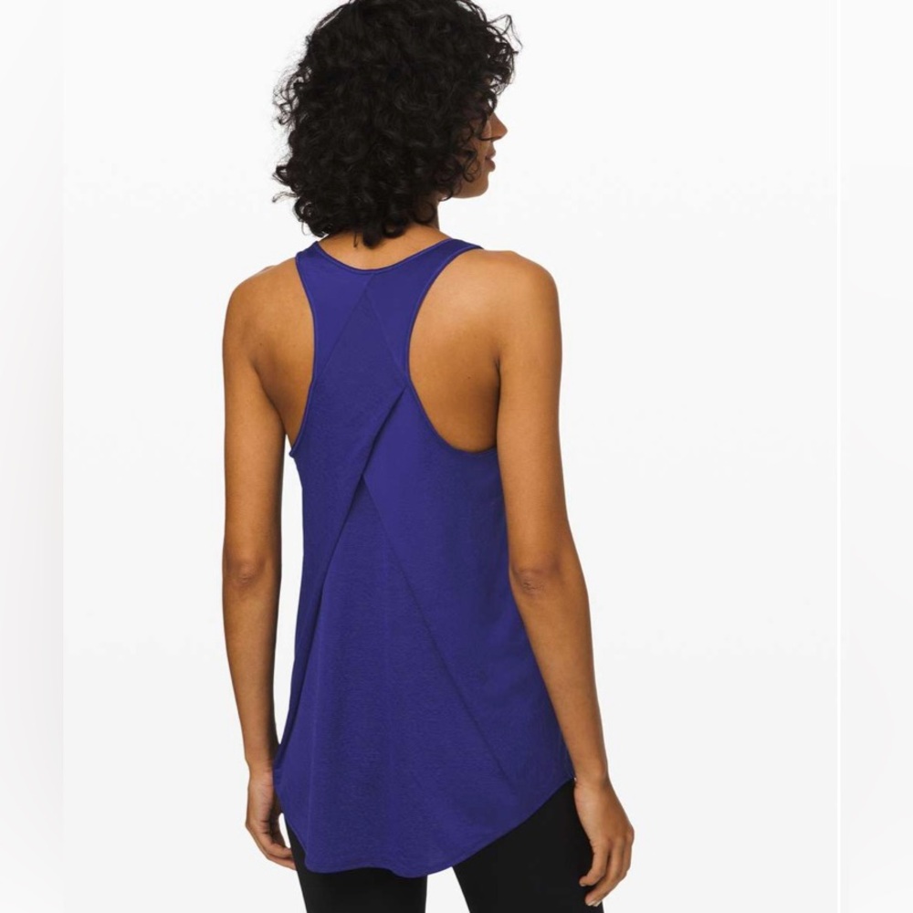 lululemon athletica Pleated Essential Tank in Larkspur NWT